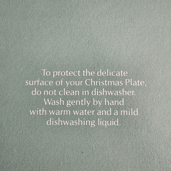 Avon Christmas Plate Country Christmas 1980 NEW Box in Styrofoam Never Displayed - Picture 5 of 9